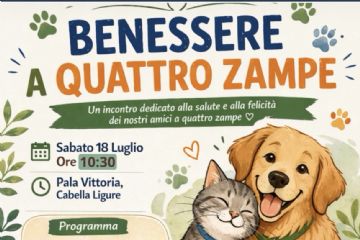 Benessere a quattro zampe -  incontro dedicato alla salute e alla felicità dei nostri amici a 4 zampe!