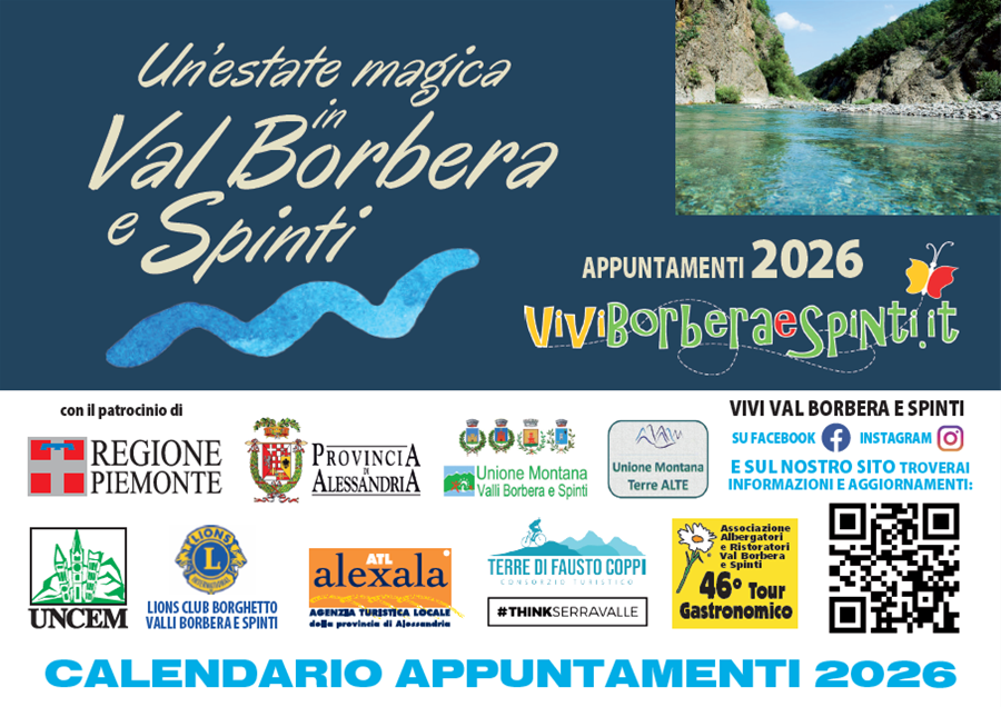 Calendario appuntamenti 2026