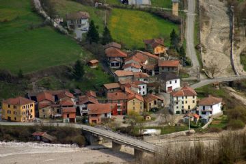 Antica foto che mostra la struttura a fasce delle zone coltivate